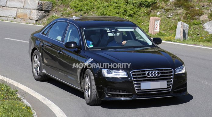2018 Audi A8 Spied Testing