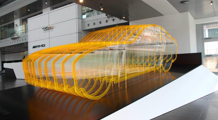 Mercedes Displays AMG GT Sculpture in Affalterbach