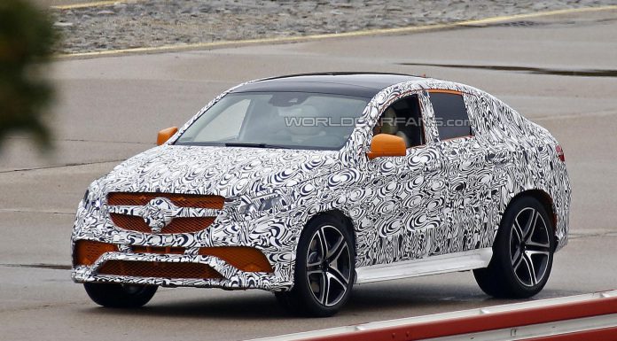 Mercedes-Benz ML 63 AMG Coupe Testing With Orange Accents