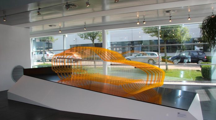 Mercedes Displays AMG GT Sculpture in Affalterbach