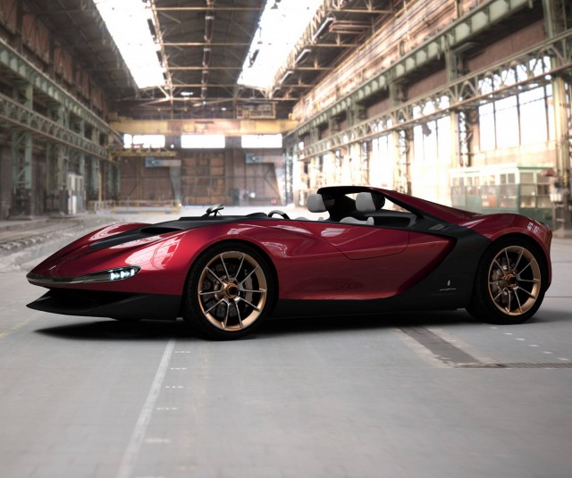 Pininfarina Sergio Concept Being Displayed at London Ferrari Dealership