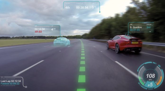 Video: Jaguar Previews Virtual Windscreen Technology