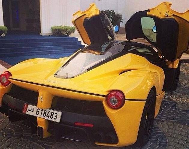 Ferrari LaFerrari and Lamborghini Sesto Elemento in Qatar