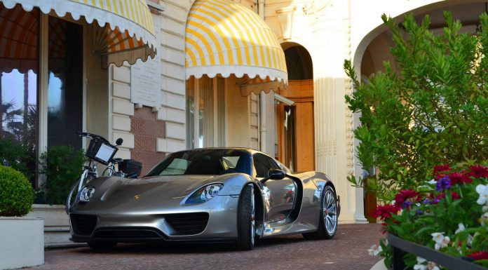 Porsche 918 Spyder Weissach Edition in Cannes