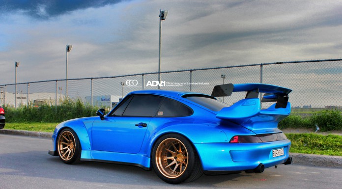 Stunning RWB Porsche 993 Turbo With Golden ADV.1 Wheels