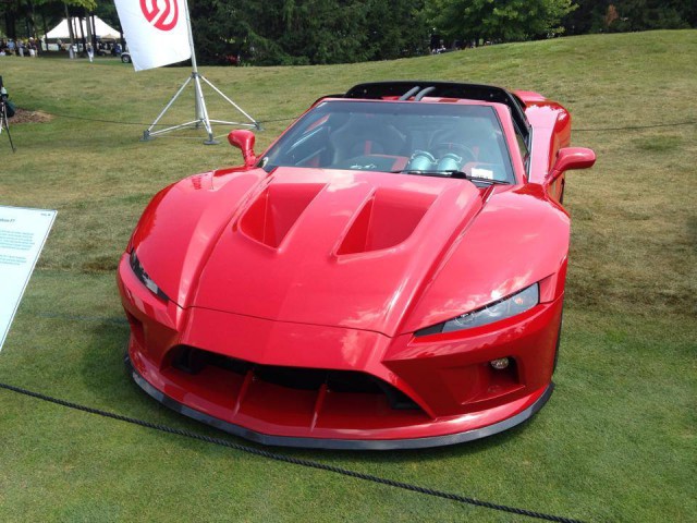 Red Falcon F7 at the 36th Concours d'Elegance of America 