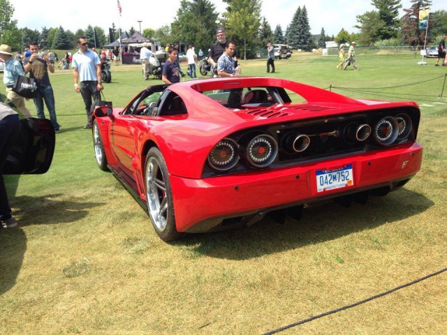 Red Falcon F7 at the 36th Concours d'Elegance of America 