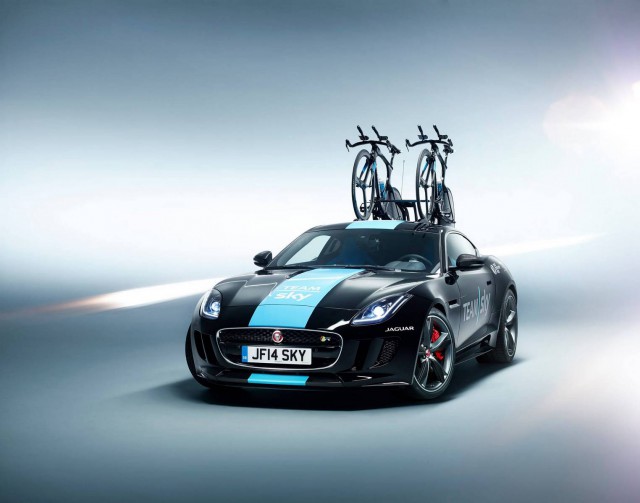 Team Sky Jaguar F-Type Coupe for Tour de France