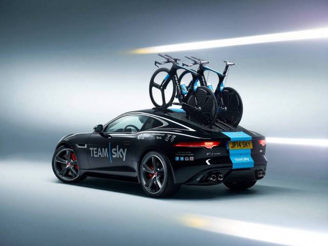 Team Sky Jaguar F-Type Coupe for Tour de France