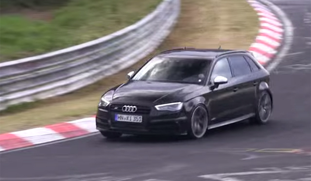 VIdeo: Upcoming Audi RS3 Sportback Hits the Nurburgring Again