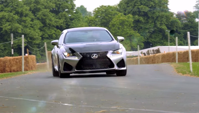 Video: Lexus RC F Hits Goodwood Hillclimb