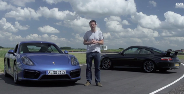 Video: Porsche Cayman GTS vs 996 911 GT3 on Track