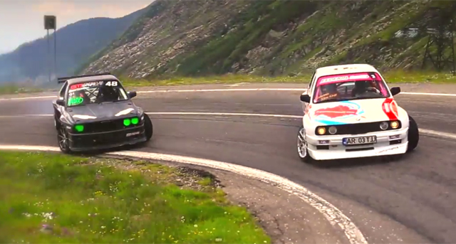 Video: Two BMWs Drift Up the Transfagarasan Highway