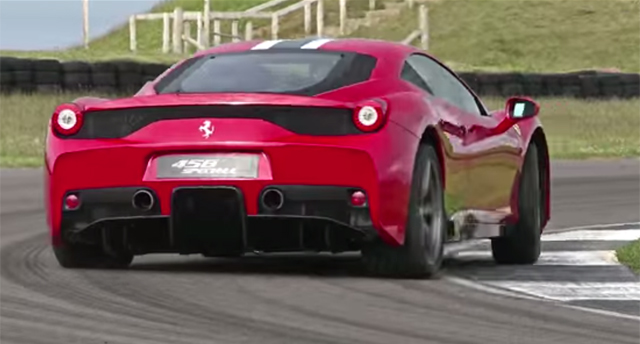 Video: Evo Hits the Track With Ferrari 458 Speciale!