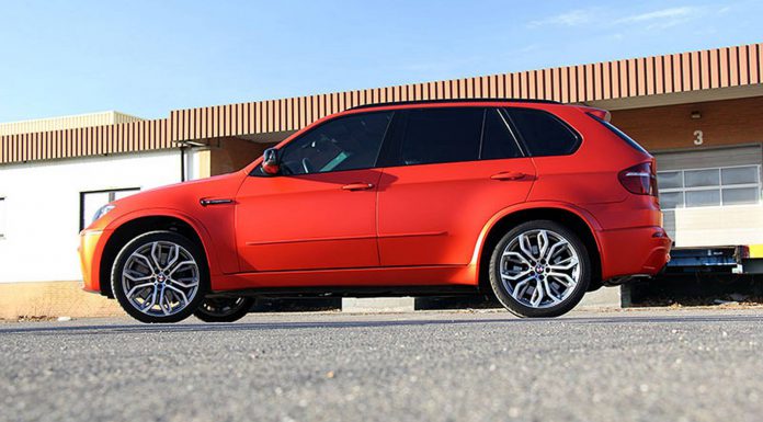 Official: Anodized Matt Red BMW X5 M by Fostla