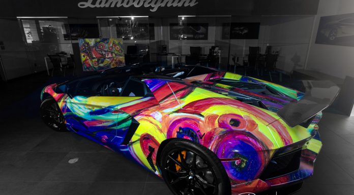 Lamborghini Miami Creates Artistic Aventador Roadster