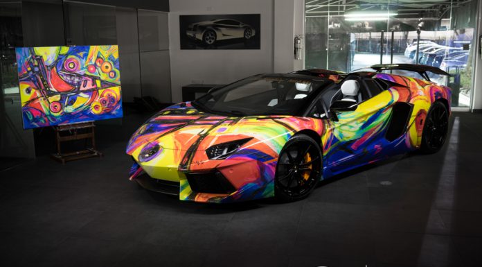 Lamborghini Miami Creates Artistic Aventador Roadster