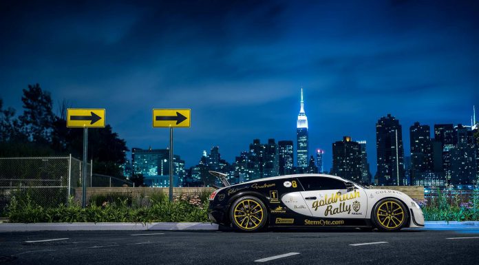 goldRush Rally Bugatti Veyron Supersport Pur Blanc in NYC 