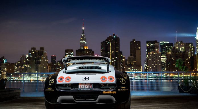 goldRush Rally Bugatti Veyron Supersport Pur Blanc in NYC 