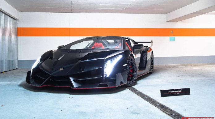 Photoshoot with the Lamborghini Veneno Roadster in Munich 