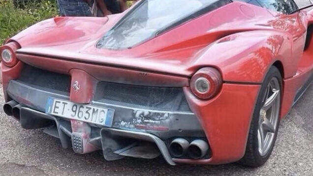 LaFerrari Catches Fire During Trento-Bondone Hillclimb