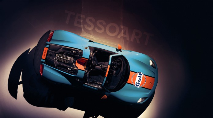 Porsche 918 Spyder With Gulf Livery Imagined