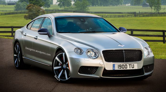 Four-Door Bentley Coupe Rendered