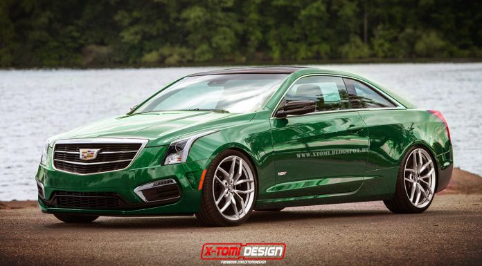 2016 Cadillac ATS-V Coupe Rendered