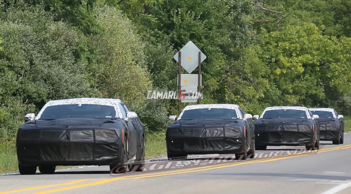 Group of 2016 Chevrolet Camaro Prototypes Testing!