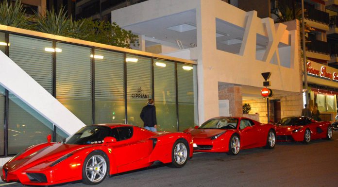 Super Ferrari Combo in Monaco by Night!