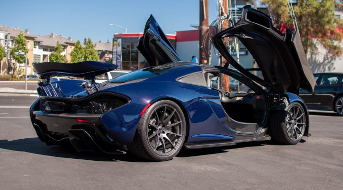 Stunning Dark Blue McLaren P1 Arrives in San Francisco