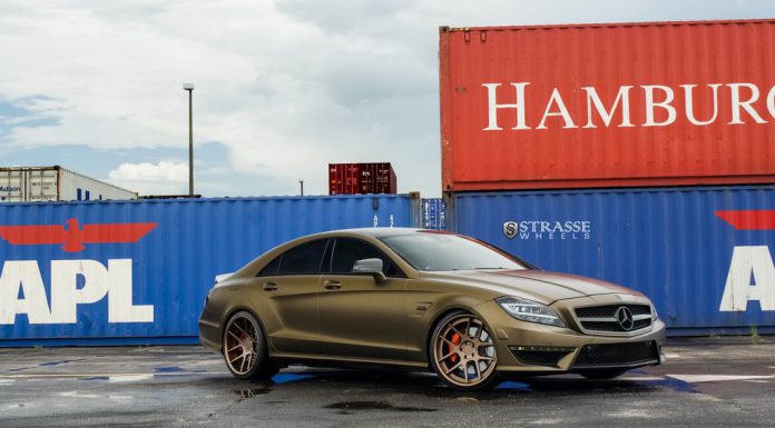 Matte Bond Gold Mercedes-Benz CLS63 AMG