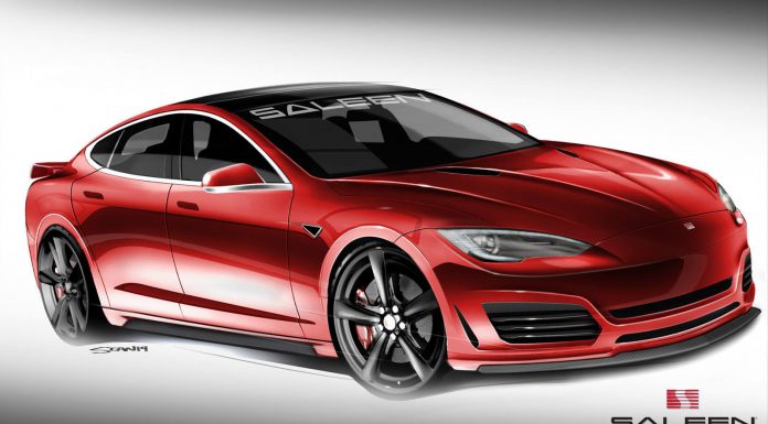 Tesla Model S Based Saleen Foursixteen Debuting at Pebble Beach