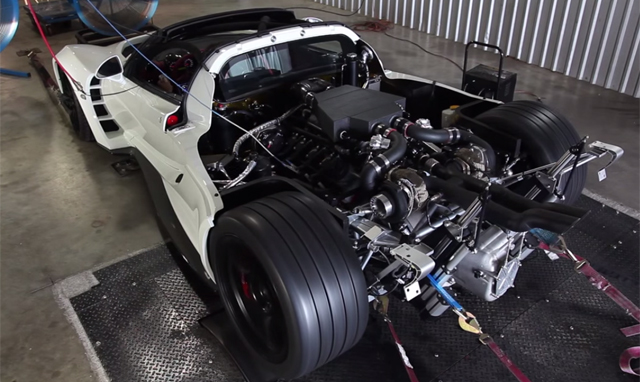 Video: Insane White Hennessey Venom GT on a Dyno!
