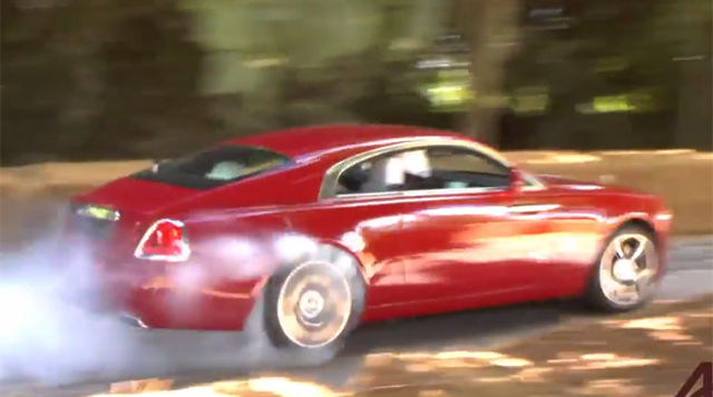 Video: HUGE Rolls-Royce Wraith Burnout!