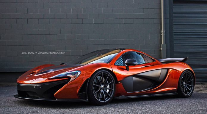 Volcano Orange McLaren P1 #174 in Canada