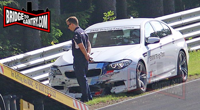 BMW Ring Taxi Crashes at The Nurburgring in Drifting Incident 
