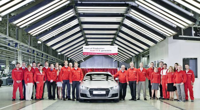 2015 Audi TT Production Kicks Off