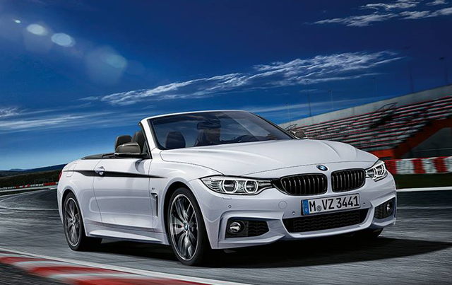 BMW 4-Series Convertible and Coupe With M Performance Parts