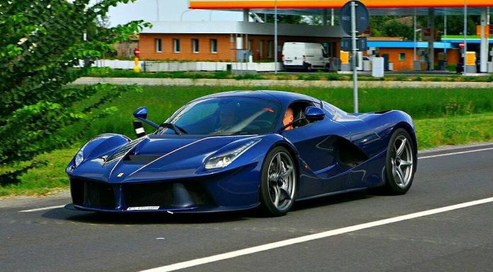 Photo of the Day: Blue Tour de France LaFerrari in Switzerland 