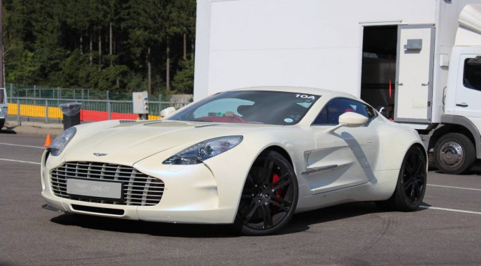 Five Aston Martin One-77s at Spa-Francorchamps