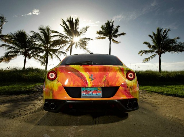 Bespoke Ferrari FF Created for  French Artist Duaiv