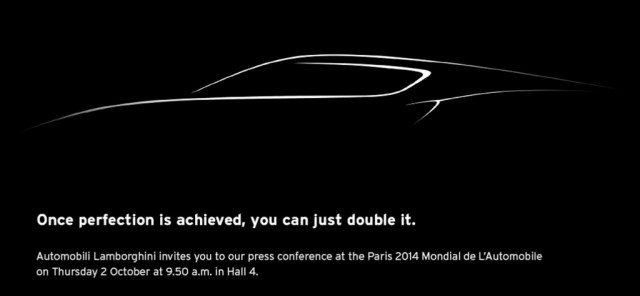Lamborghini Teases New Four-Dour Car Ahead of Paris 