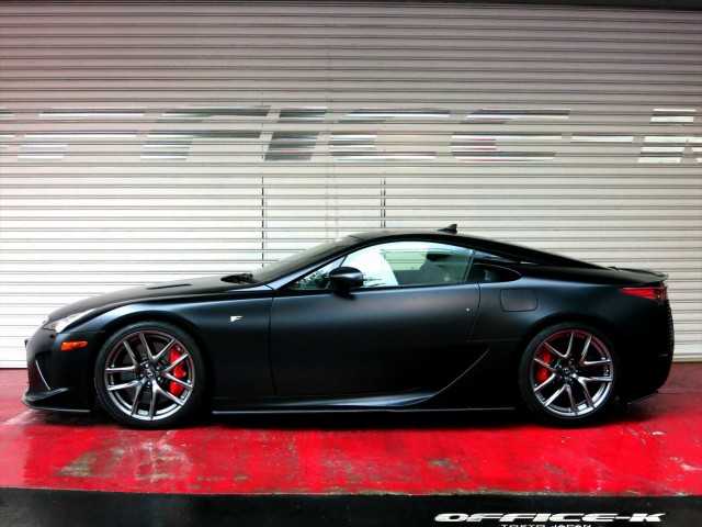 Matt Black Lexus LFA by Office-K