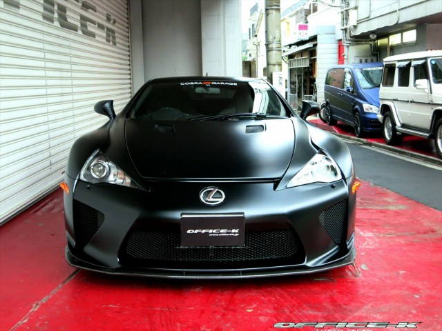 Matt Black Lexus LFA by Office-K