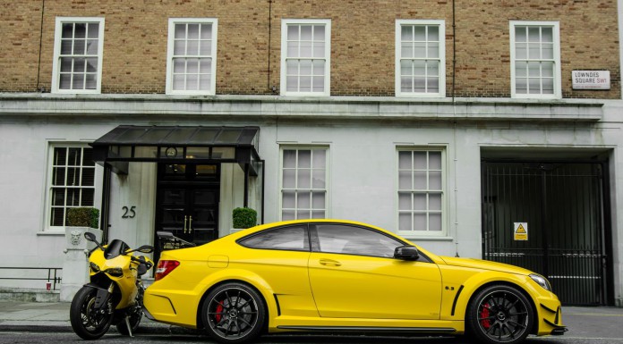 Mercedes-Benz C63 AMG Black Series and Ducati 1199 Panigale
