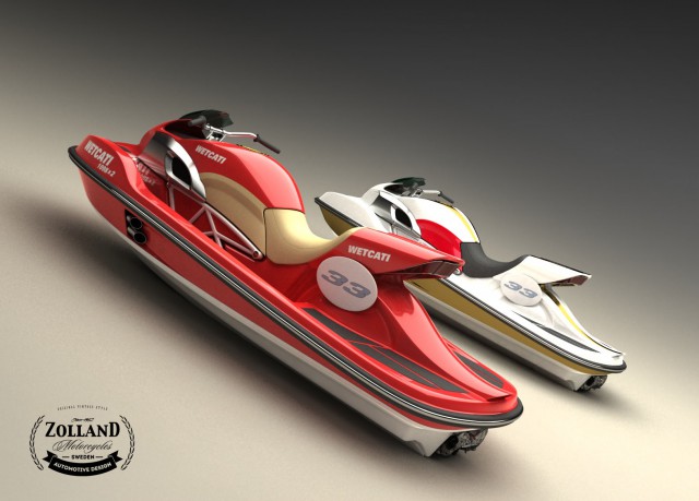 Ducati Style Jetski with Twin Ducati 1098 Engine