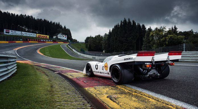 Photo of the Day: Porsche 917 and 918 Spyder at Eau Rouge