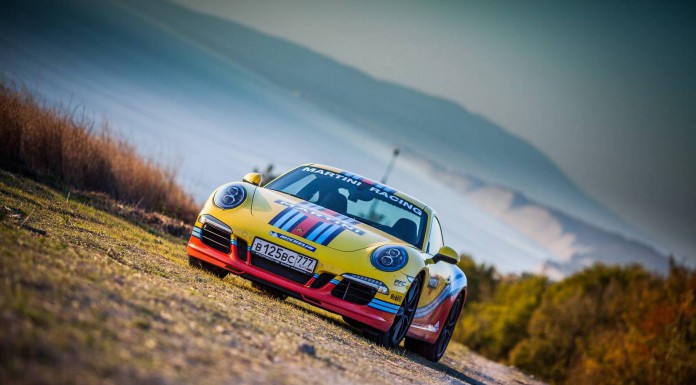 Gallery: Porsche Cars in Martini Racing Stripes in Sochi