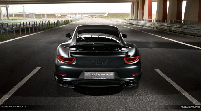 Matt Black Porsche 911 Turbo S by MM-Performance